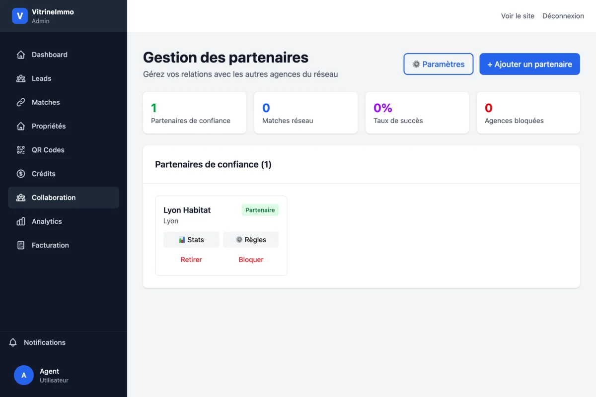SmartImmo - Matching et reseau